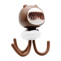 F62 USB Stroller Fan Outdoor Children Handheld Mute Shaking Octopus Fan(Brown)