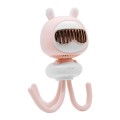 F62 USB Stroller Fan Outdoor Children Handheld Mute Shaking Octopus Fan(Pink)