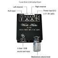 ZK-302 Mini Bluetooth 5.1 Receiving Audio Module With Power Amplifier Digital D Stereo Dual Channel