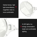 TS-9006 2.25X/5X USB Rechargeable Two-gears Brightness LED Light Desk Magnifier