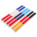 Car Rearview Mirror Door Side Decoration Anti-collision Rubber Strips(Three Color White Edge)