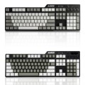 Ajazz AK35I 110 Keys White Light Backlight PBT Keycap Wired Mechanical Keyboard Black Shaft (Gray Wh