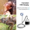 KE-801 Outdoor Electric Shower Camping Rechargeable Portable Shower Head