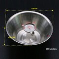 F009 Stainless Steel 3 Claw Round Oil Cup Range Hood Accessories Oil Connection Box