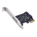 PCE2SAT-A01 PCI-E 1X To SATA3.0 Expansion Card 6 Gbps Transfer Card