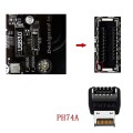 2pcs USB3.1 Type-E Computer Motherboard Interface 90 Degrees Elbow Front Type-C Adapter(PH74A)