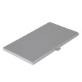 1SD+ 8TF  Aluminum Micro SD Cards Holder Pin Storage Box 9 solts for SD/ SIM/TF Memory Card(Silver)