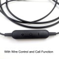 For Shure SE215+ MMCX Interface Audio Headphone Cable With Wire Control and Call Function