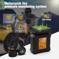 M8 Solar Motorcycle Tire Pressure Monitor Color Screen High Precision Sensor