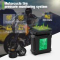 M9 Solar Motorcycle Tire Pressure Monitor Color Screen High Precision Sensor