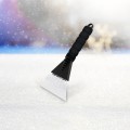 Car De-icer Shovel Multifunctional Frost Scraping Snow Sweeping Brush(Black)