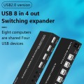 FJGEAR FJ-U804 8 In 4 Out USB2.0 Sharing Switch Extender
