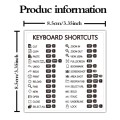 Laptop Shortcut Keys PVC Sticker