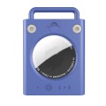 For AirTag Tracker Locator PC Hard Shell Three-proof Protective Case(Blue)