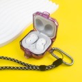 For Samsung Galaxy Buds Live/Pro/2 Magnetic Switch Bluetooth Earphone Protective Cover(Purple)