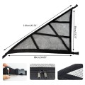 SUV Ceiling Storage Net Car Roof Mesh Storage Bag Suitable For 3-handle Models, Specification: Extra