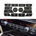 For BMW 5 Series/7 Series/X5/C6/F10/F01/F15 Air Conditioning Button Repair Sticker, Style: B 14pcs N