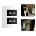 2pcs For BMW 3/5/7 Series Car Trunk Switch Repair Sticker