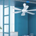 USB Home Dormitory Mute High Wind Power Mini Fan Six Blade Small Ceiling Fan, Style: Single Fan