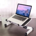 Universal 360 Degree Adjustment Folding Aluminum Alloy Laptop Stand(White)