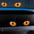 10 PCS Cute Simulation Cat Eyes Car Sticker 3D Rearview Mirror Vinyl Decal, Size: 10x8cm