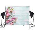 1.25m x 0.8m Wood Grain 3D Simulation Flower Branch Photography Background Cloth(MB29)