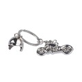Classic 3D Simulation Model Of Motorcycle Motorcycle Helmet Charms Creation Alloy Key Chain Key Hold