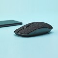 Rapoo M200GPlus 1300 DPI Multi-modes Bluetooth + 2.4G Fabric Wireless Bluetooth Office Mouse(Obsidia
