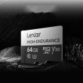 Lexar MicroSDHC 64GB High-endurance Memory Card Driving Recorder Security Monitoring TF Card Video C