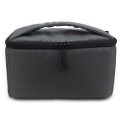 Water-resistant DSLR Padded insert Case Waterproof Zipper Removable Partition Camera Bags(Dark Grey)