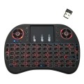 Support Language: Russian i8 Air Mouse Wireless Backlight Keyboard with Touchpad for Android TV Box