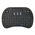 Support Language: French i8 Air Mouse Wireless Backlit Keyboard with Touchpad for Android TV Box & S