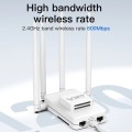 VONETS VAR600-H 600Mbps Wireless Bridge WiFi Repeater, With 4 Antennas + DC Adapter Set