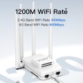 VONETS VAR1200-L 1200Mbps Wireless Bridge Built-in Antenna Dual-Band WiFi Repeater, With DC Adapter