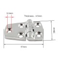 38x57mm 316 Stainless Steel Yacht RV Hinge Control Cabinet Hinge
