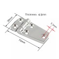 38x70mm 316 Stainless Steel Yacht RV Hinge Control Cabinet Hinge