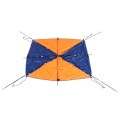 68351 Folding Awning Canoe Rubber Inflatable Boat Parasol Tent for 4 Person,Boat is not Included