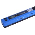 iScan01 Mobile Document Handheld Scanner with LED Display, A4 Contact Image Sensor(Blue)