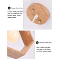 Home Decoration Personality Creative Simple Solid Wood Geometric Pendant Lights (Square)