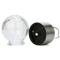 RGB Color Outdoor Hanging Decoration Shiny Crystal Gaze Ball Lamp with Solar Panel