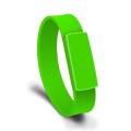 MicroDrive 32GB USB 2.0 Fashion Bracelet Wristband U Disk (Green)