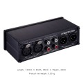 LINEPAUDIO A977 2 In 2 Out Switcher Full-balance Passive Preamp Active Speaker Double Sound Source V