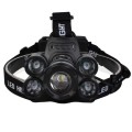 5 LEDs USB Rechargeable Outdoor Long-range Camping Night Fishing Headlight