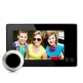 Danmini YB-43CH 4.3 inch Screen 1.0MP Security Camera Door Peephole with One-key to Watch Function(B