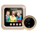 Danmini W5 2.4 inch Screen 2.0MP Security Camera No Disturb Peephole Viewer Doorbell, Support TF Car