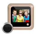 X5 2.4 inch Screen 2.0MP Security Camera No Disturb Peephole Viewer, Support TF Card(Gold)