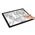 8W 5V LED USB Stepless Dimming A3 Acrylic Scale Copy Boards Anime Sketch Drawing Sketchpad with USB