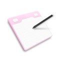 10Moons T503 Drawing Tablet Can Be Connected to mobile Phone Tablet with 8192 Passive Pen(Pink)