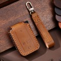 For Chevrolet GMC / Colorad 4-button C159 Car Key Leather Protective Case(Brown)