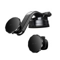 Yesido C159 Suction Cup Type Magnetic Car Phone Holder Set (Black)